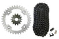 Solid Spare Black 520x96 Drive Chain & 14/36 Sprockets for Suzuki LT-R450 Quadracer R450