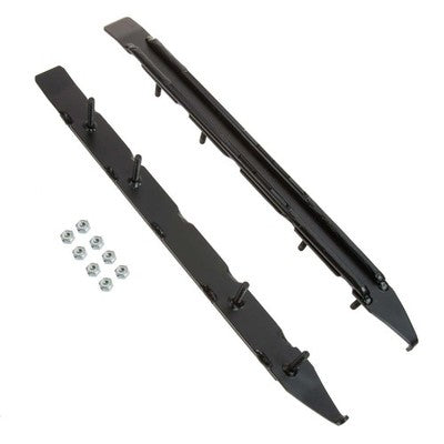 Solid Spare Bottom Line 4" DUAL Runner Carbides for Yamaha many 2001-2022 Snowmobiles