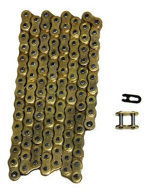 Solid Spare Gold 520x114 Non-Sealed Drive Chain for Yamaha WR250F fits 2001-2024 models