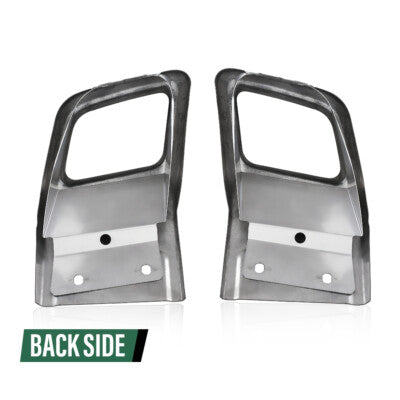 Solid Spare Rear Bumper Exhaust Tube Trim Fit For 10-18 Land Rover Range Rover Evoque