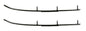 Solid Spare Bottom Line 6" Carbides Runners Skags for Polaris fits many 1997-2020 Composite