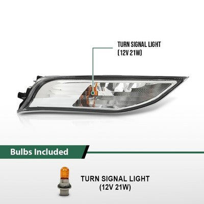 Solid Spare Front Passenger Side Turn Signal Light Fit For 2014-2019 Lexus GX460 LX2531109