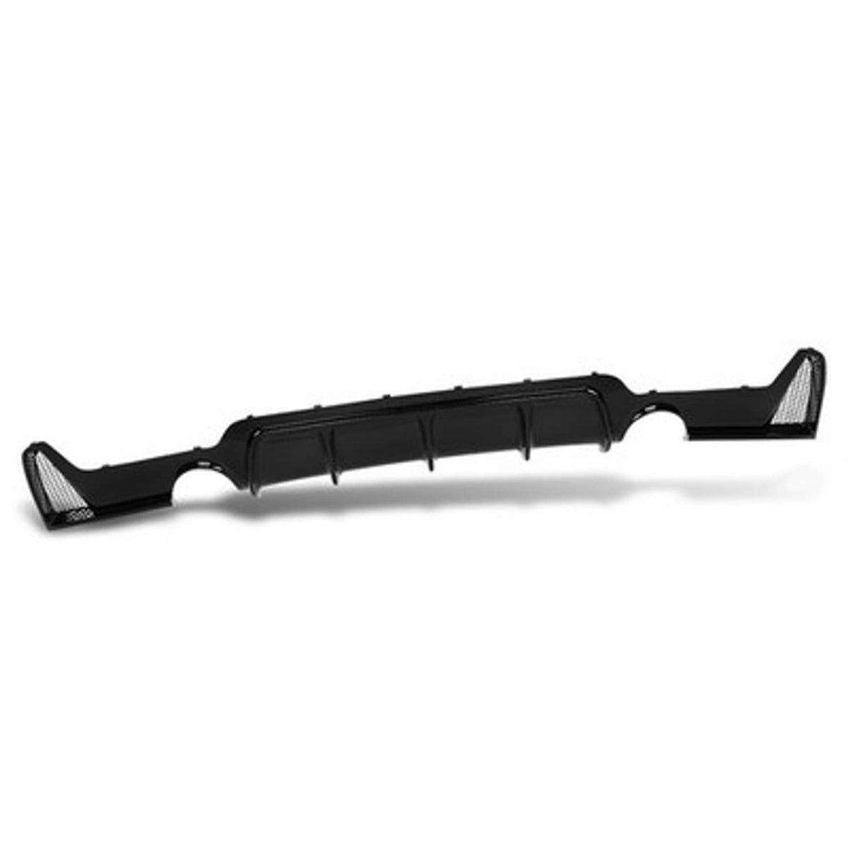 Solid Spare Rear Bumper Diffuser Gloss Black Fit For 14-20 BMW F32 F33 F36 4 Series M Sport