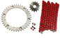 Solid Spare Red 520x100 O-Ring Drive Chain & 14/40 Sprockets for Yamaha Warrior 1989-2004