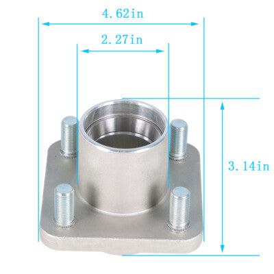 Solid Spare For EZGO Golf Carts PDS TXT/ Medalist G&E 2001-Up 2X Front Wheel Hub 70895G01