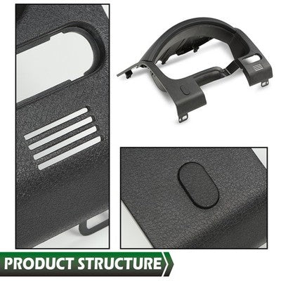 Solid Spare NEW Fit For 2004-2008 Ford F-150 Black Instrument Cluster Panel Dash Bezel Trim