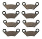 Solid Spare Front & Rear Semi-Metallic Pads for Polaris Most 2015-2021 Sportsman 1000