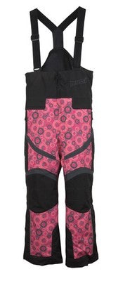 Solid Spare Girls Youth Mossi Circles Snow Bibs Pants Winter Pink with Circles Size 2