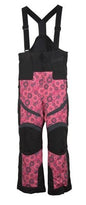 Solid Spare Girls Youth Mossi Circles Snow Bibs Pants Winter Pink with Circles Size 2