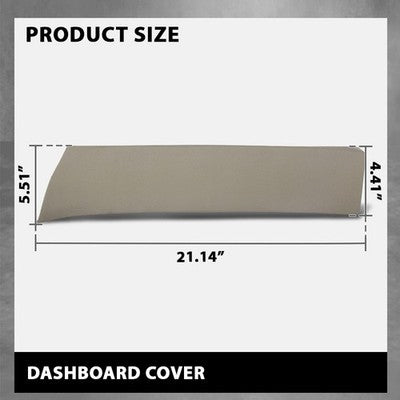 Solid Spare TPE Dash Cover Lower Kick Panel Fit For 2004-2008 Toyota Solara Beige