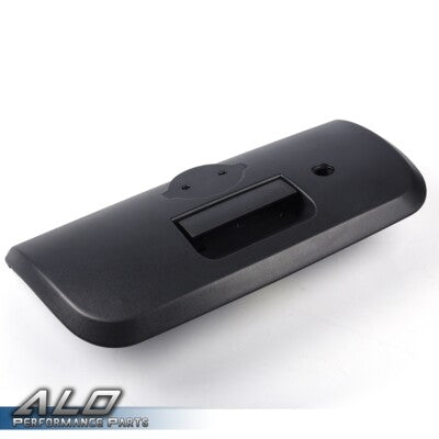 Solid Spare Tailgate Rear Handle W/ Bezel & Keyhole Textured Black Fit For 01-04 Frontier