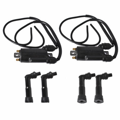 Solid Spare Ignition Coils Caps Wires For Honda CB650 1979-1982 Goldwing GL1100 1980-1983