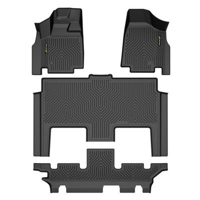 Solid Spare TPE Floor Mats Fit For 08-20 Dodge Grand Caravan All Weather Protection Liners