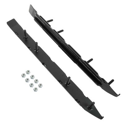 Solid Spare Bottom Line 4" DUAL Runner Carbides for Arctic Cat many 2002-2023 Snowmobiles