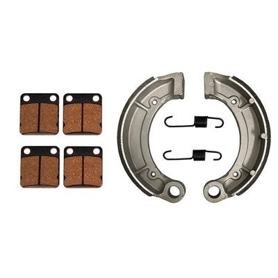 Solid Spare Front Brake Pads & Rear Brake Shoes for Yamaha Bruin 350 2x4 & 4x4 2004-2006