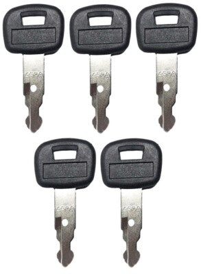 (5) Key For Kubota Mini Excavator, Backhoe, Skid Steer, Track Loader 459A
