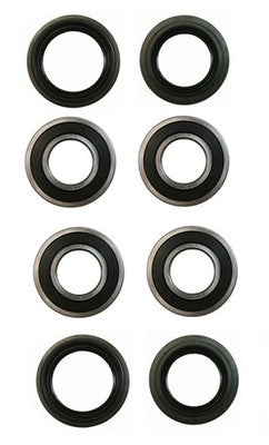 Solid Spare Both Rear Wheel Bearings & Seals Kit for Yamaha Rhino 660 4x4 2005 2006 2007