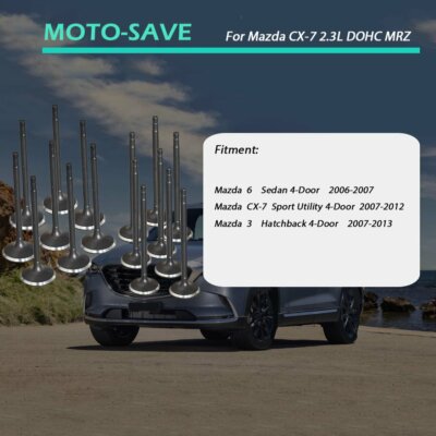 Solid Spare Intake Exhaust Valve Kit for Mazda CX-7 2.3L DOHC MRZ 2006-2013 *16