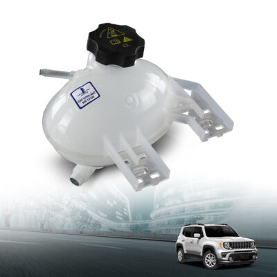 Solid Spare Coolant Reservoir Radiator Expansion Tank Fit For 17-22 Jeep Compass CH3014170