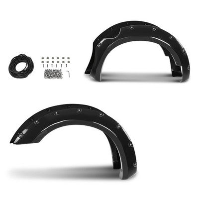 Solid Spare Pocket Rivet Bolt On Fender Flares Fit For 2006-2020 Nissan Frontier 5' Bed