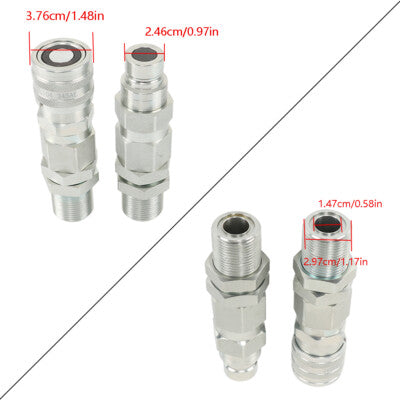Solid Spare KV13884 AT312877 Fits FOR John Deere 35G 50C 260 325 CT332 Connect Coupler