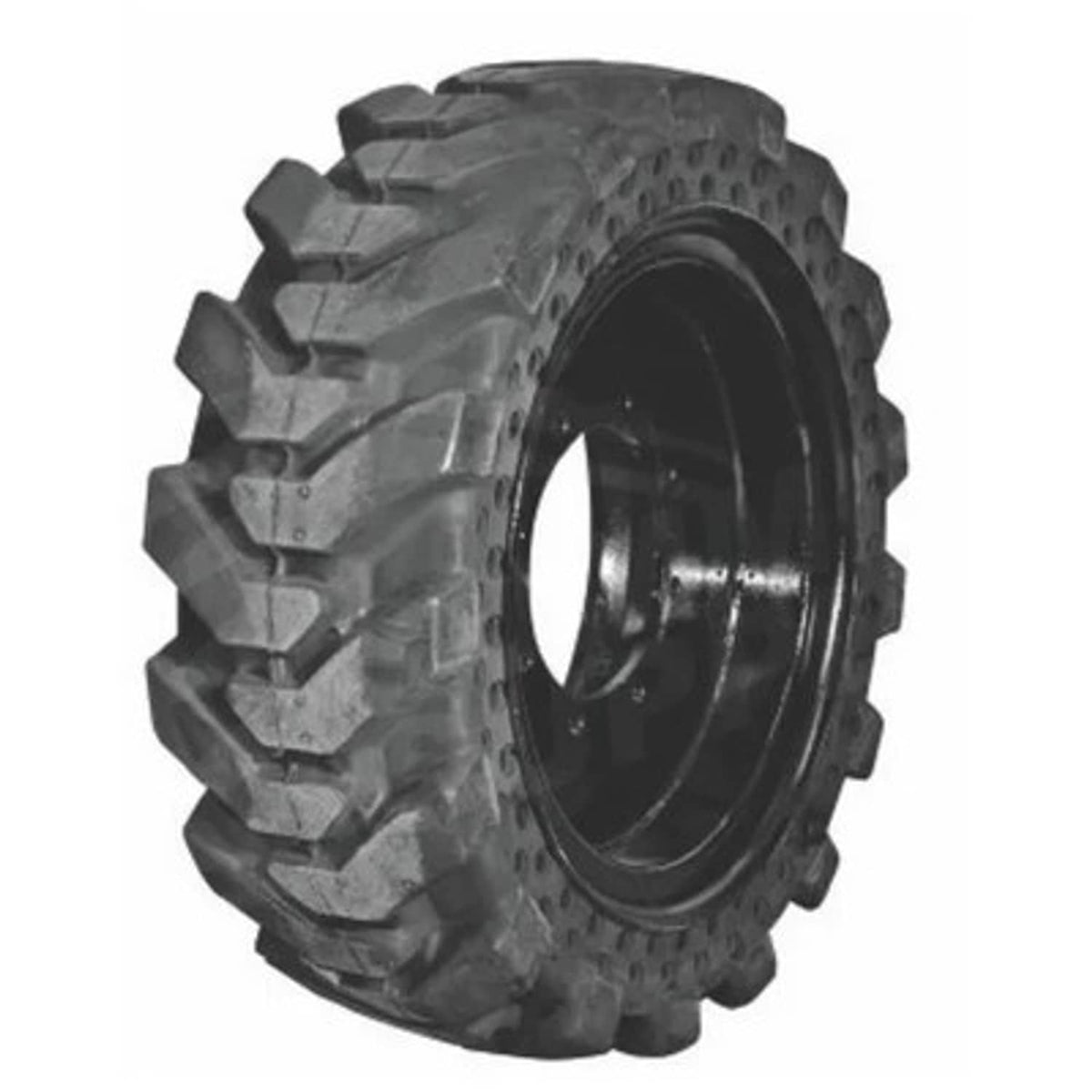 Solid Spare Solid Tire ��� 12 x 16.5 - Left Hand fits John Deere 410 410E fits Caterpillar