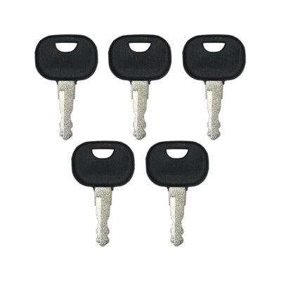 Solid Spare (5) Ignition Key For New Holland Volvo JCB Heavy Equipment 85804675 14603