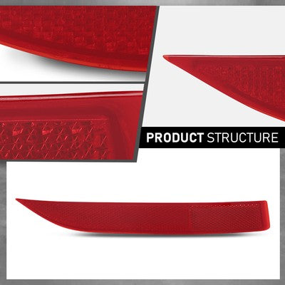 Solid Spare Rear Bumper Reflector Light Fit For 2016 2017 2018 2019 BMW X1 F48 Right Side