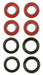 Solid Spare Both Front Wheel Bearing Seal Kit for Suzuki Eiger 400 King Quad Vinson SEE DESC