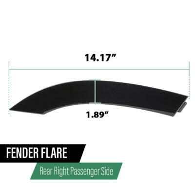 Solid Spare Rear Wheel Front Arch Molding Right Fit For 2020-2023 Land Rover Defender 90 110