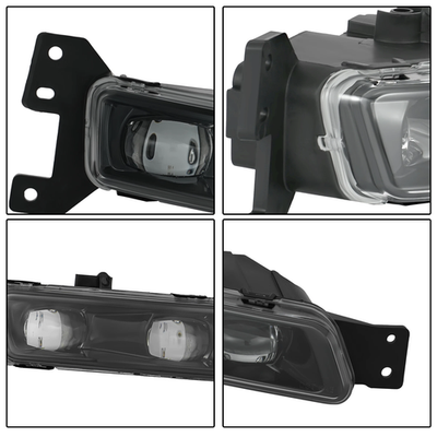 For 2017-2021 Jeep Grand Cherokee SRT LED Bumper Fog Lights Lamps Set Left+Right
