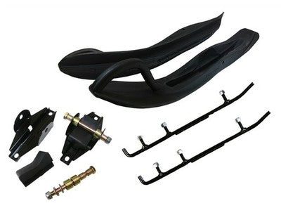 Solid Spare EXO-S Touring Skis Mount Kit & 4" Carbides fits Ski-Doo Models w/DSA Suspension
