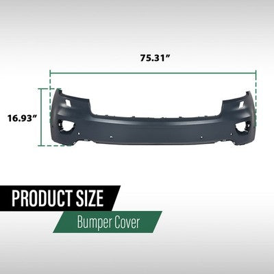 Solid Spare Front Upper Bumper Cover Fit For 2011 2012 2013 Jeep Grand Cherokee Replacement