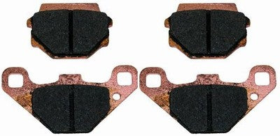 Front Semi-Metallic Brake Pads for Kawasaki Bayou 300 2x4 for 1988-2004 2WD ONLY