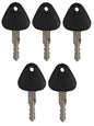 (5) Ignition Keys For Volvo, Samsung Excavator Heavy Equipment # 777, 14529178