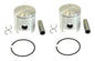 Solid Spare 2 Piston Kits for Polaris TX440 Standard Bore 67.75mm 1976 1977 1978 1979 1980