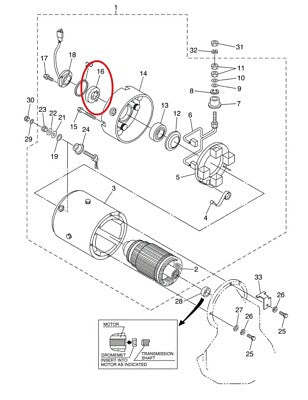 Speed Sensor Magnet For Yamaha G22 G29 YDRE w/ Hitachi Motors JU2-H181K-20-00
