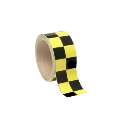 CHECKERED FLAG VINYL DECAL TAPE MOTORCYCLE HELMET BIKE TANK STICKER - 20 ft