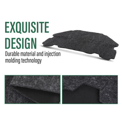 Solid Spare New Fit For 2005-2010 Pontiac G6 Hood Insulation Pad Heat Blanket & Clips