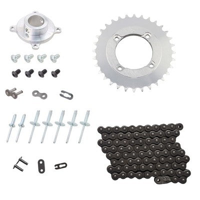 Solid Spare SPI Quick Change Drive Hub, Chain & 32T Sprocket Kit for Polaris 120 2000-2013