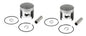 Solid Spare 2 SPI .010 Over Bore Piston Kits for Polaris 340 Snow Most 1994-2008 62.55mm