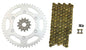 Solid Spare Gold 520x114 Drive Chain & 13/50 Sprockets for Yamaha WR450F fits 2007-2021
