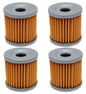 4 Pack Oil Filters fits Suzuki DR-Z400 DR-Z400S DR-Z400SM fits Kawasaki KLX400R