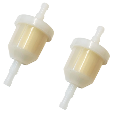 2 Pack Universal In-Line Fuel Filter Fits 1/4" + 5/16" Fuel Line Kohler 2505042S