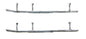 Solid Spare Bottom Line 6" Carbides Runners Skags for Ski-Doo many 1997-1998 Models