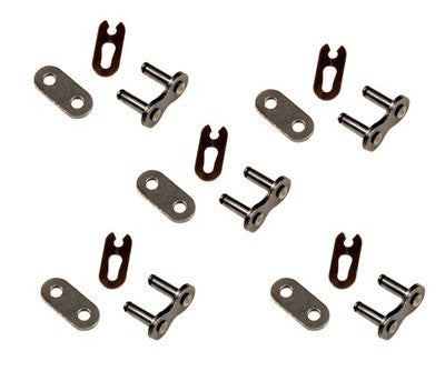5 Master Links #40 Drive Chain - Roller Chain Connecting Links - Clip Style