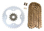 Solid Spare Gold 520x96 Drive Chain & 13/38 Sprockets for Honda TRX450R TRX450ER 2006-2014