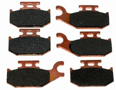 Solid Spare Front Rear Brake Pads Brakes for Can-Am Traxter Max 650 Sev