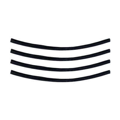 10" BLACK DOOR EDGE GUARD TRIM MOLDING PROTECTORS - Low Profile, No Paint Chips