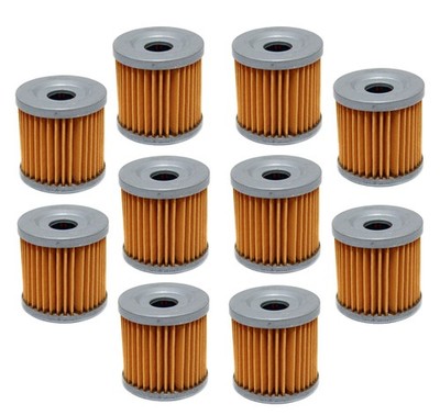 Solid Spare 10 Pack Oil Filters for Suzuki DR-Z400 DR-Z400S DR-Z400SM fits Kawasaki KLX400R